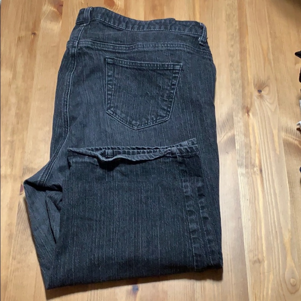 St.John’s Bay Black Wash Stretch Boot